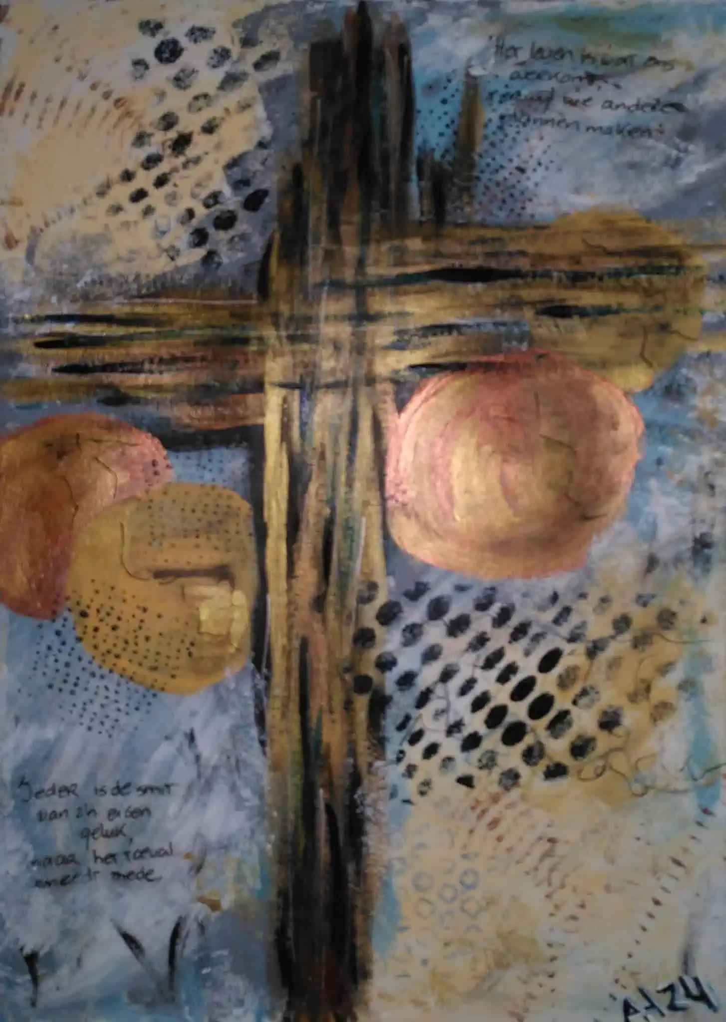 Painting with inscriptions