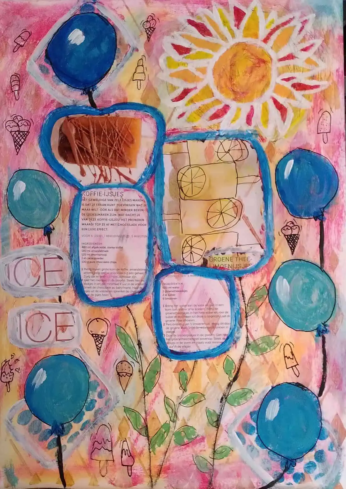 Sunny Paintings with recipes