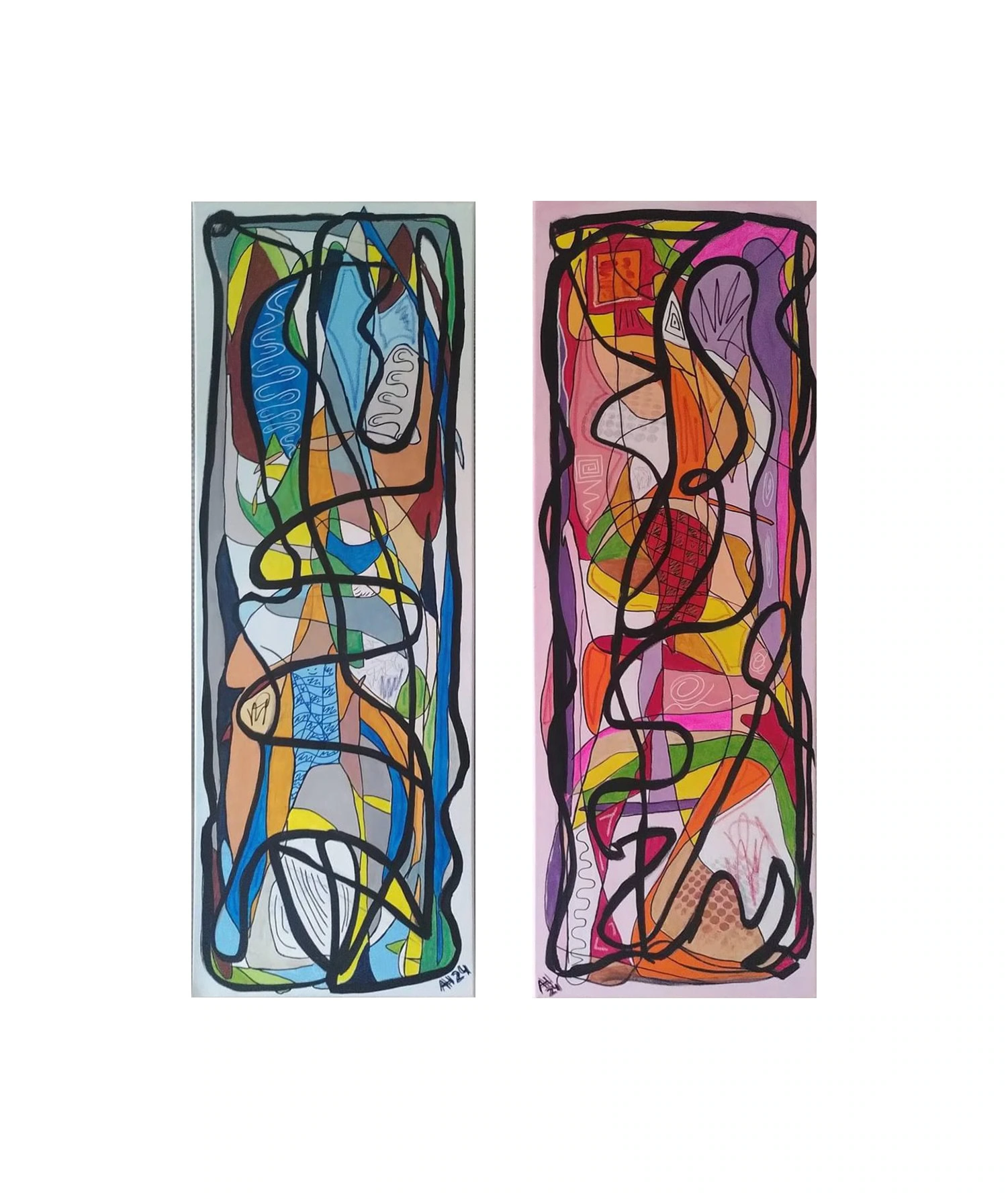 Kleurvolle Tweelingen